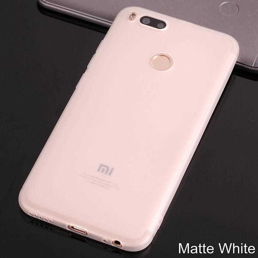 Xiaomi Mi 5X Kılıf Zore İmax Silikon Kamera Korumalı Beyaz