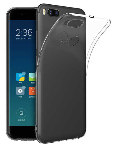 Xiaomi Mi 6 Kılıf Zore Süper Silikon Kapak Renksiz