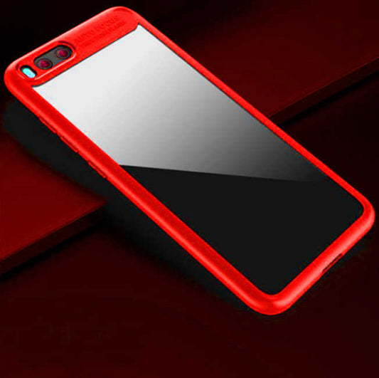 Xiaomi Mi 6 Kılıf Zore Buttom Kapak Kırmızı