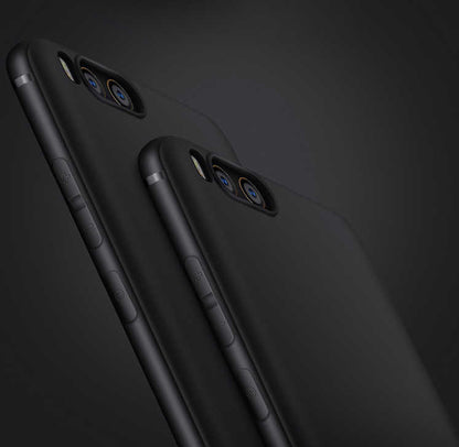 Xiaomi Mi 6 Kılıf Zore İmax Silikon Kamera Korumalı Siyah