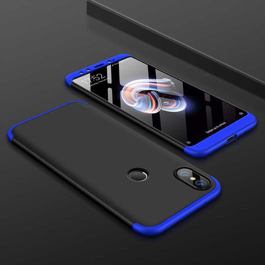 Xiaomi Mi 6X Kılıf Zore Ays Kapak Siyah-Mavi