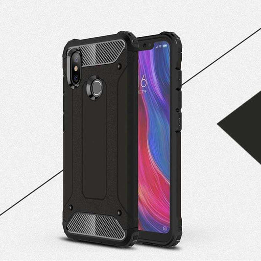 Xiaomi Mi 6X Kılıf Zore Crash Silikon Kapak Siyah