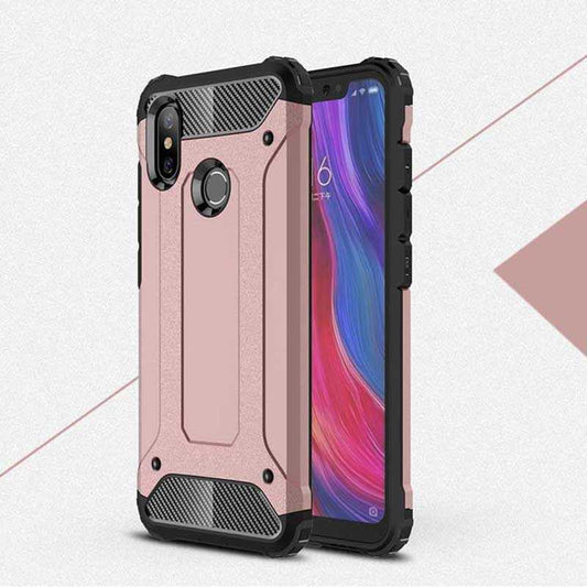 Xiaomi Mi 6X Kılıf Zore Crash Silikon Kapak Rose Gold