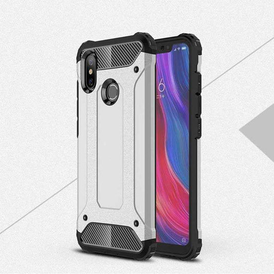 Xiaomi Mi 6X Kılıf Zore Crash Silikon Kapak Gri
