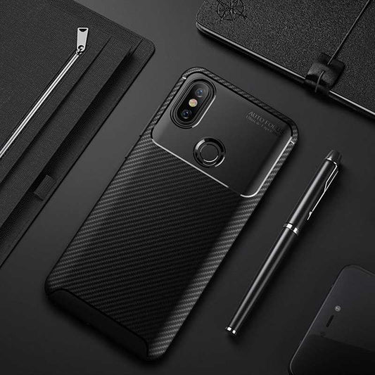 Xiaomi Mi 6X Kılıf Zore Negro Silikon Kapak Siyah