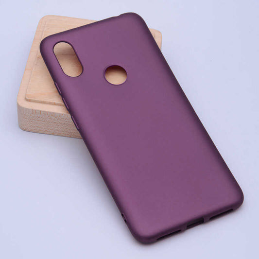 Xiaomi Mi 6X Kılıf Zore Premier Silikon Kapak Mürdüm