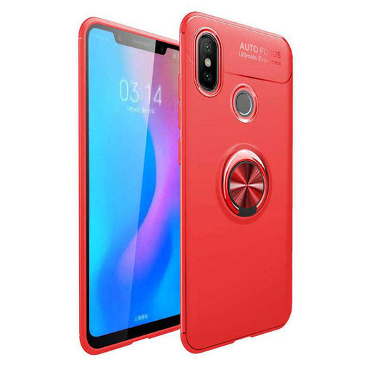 Xiaomi Mi 6X Kılıf Zore Ravel Silikon Kapak Kırmızı