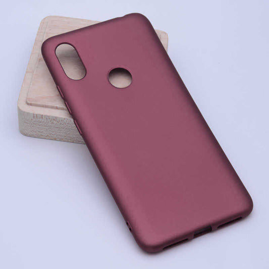 Xiaomi Mi 8 Kılıf Zore Premier Silikon Kapak Mürdüm