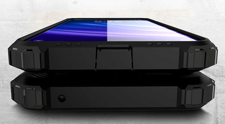 Xiaomi Mi 8 Lite Kılıf Zore Crash Silikon Kapak Mavi