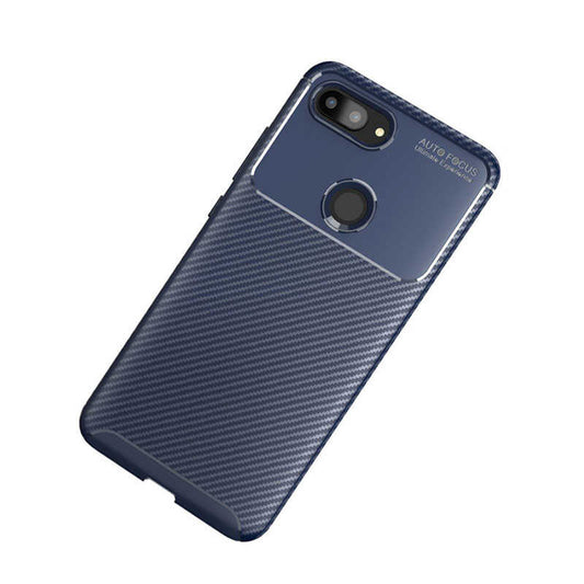 Xiaomi Mi 8 Lite Kılıf Zore Negro Silikon Kapak Lacivert