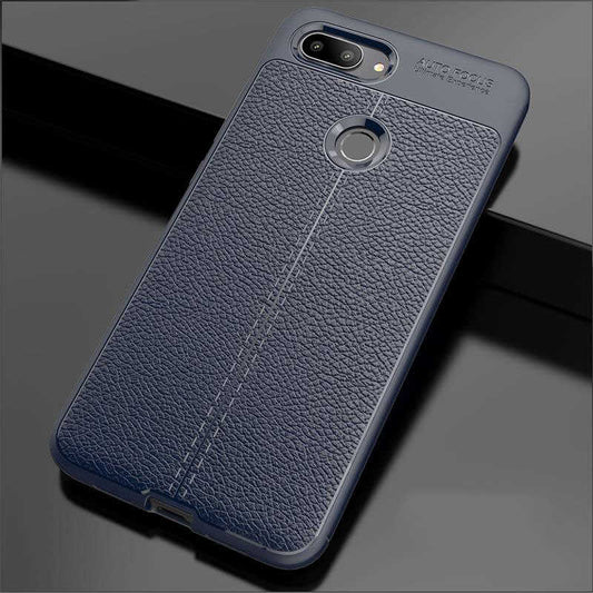 Xiaomi Mi 8 Lite Kılıf Zore Niss Silikon Kapak Lacivert