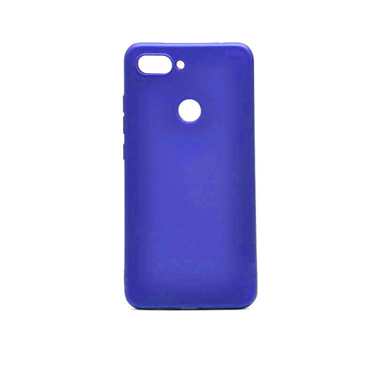 Xiaomi Mi 8 Lite Kılıf Zore Premier Silikon Kapak Saks Mavi