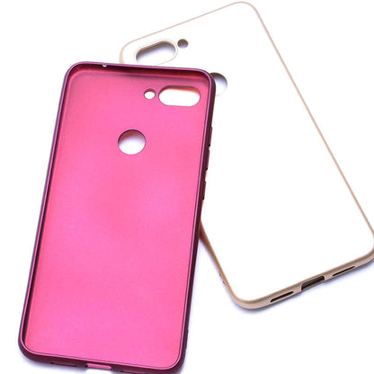 Xiaomi Mi 8 Lite Kılıf Zore Premier Silikon Kapak Lacivert