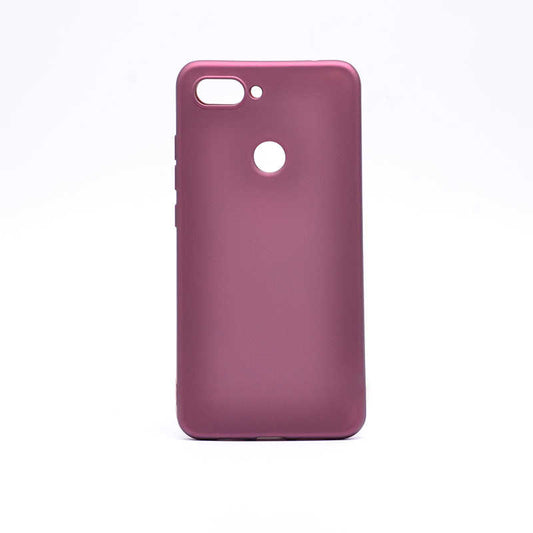 Xiaomi Mi 8 Lite Kılıf Zore Premier Silikon Kapak Mürdüm