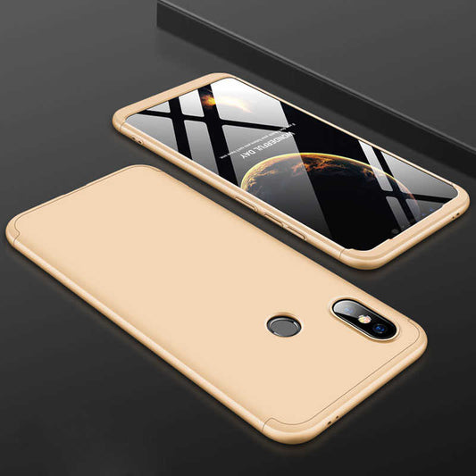 Xiaomi Mi 8 SE Kılıf Zore Ays Kapak Gold