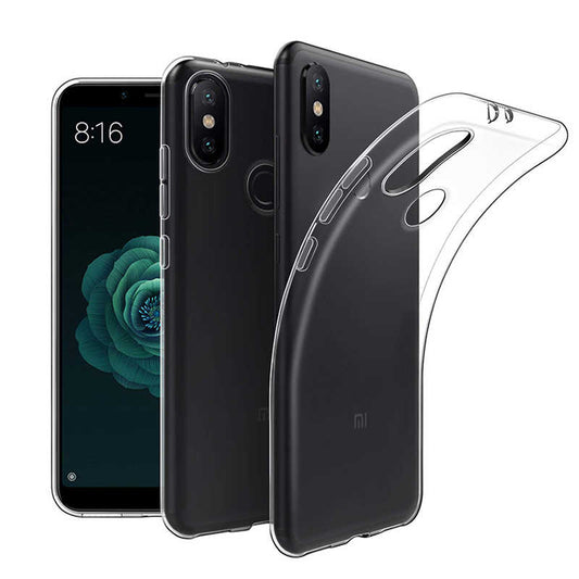 Xiaomi Mi A2 Lite Kılıf Zore Süper Silikon Kapak Renksiz