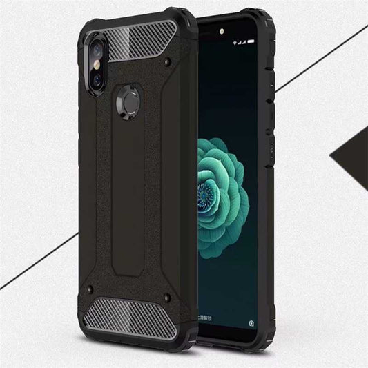 Xiaomi Mi A2 Lite Kılıf Zore Crash Silikon Kapak Siyah
