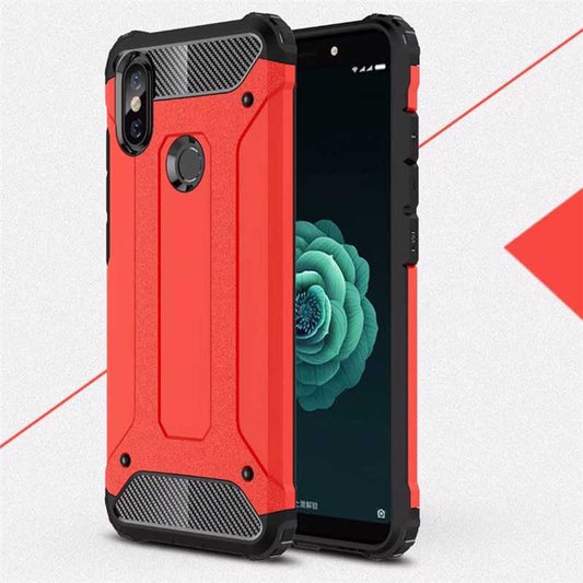 Xiaomi Mi A2 Lite Kılıf Zore Crash Silikon Kapak Kırmızı