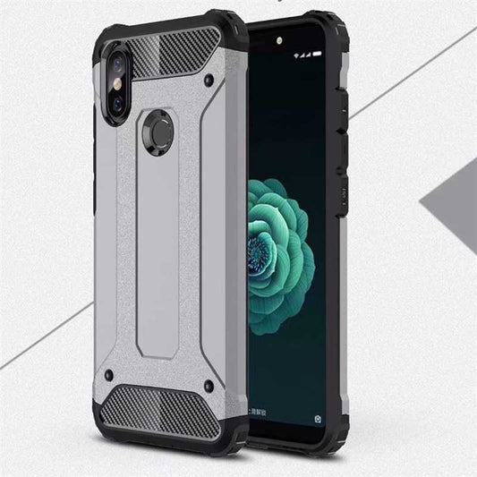 Xiaomi Mi A2 Lite Kılıf Zore Crash Silikon Kapak Gri