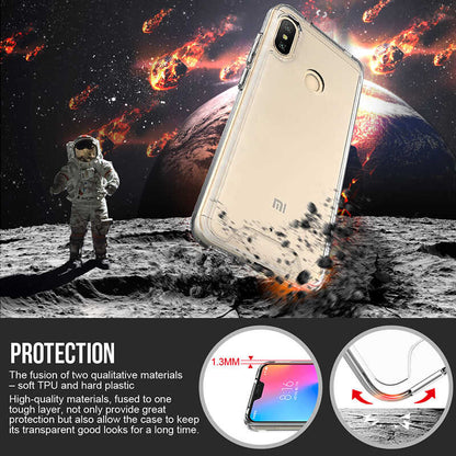 Xiaomi Mi A2 Lite Kılıf Zore Gard Silikon Renksiz