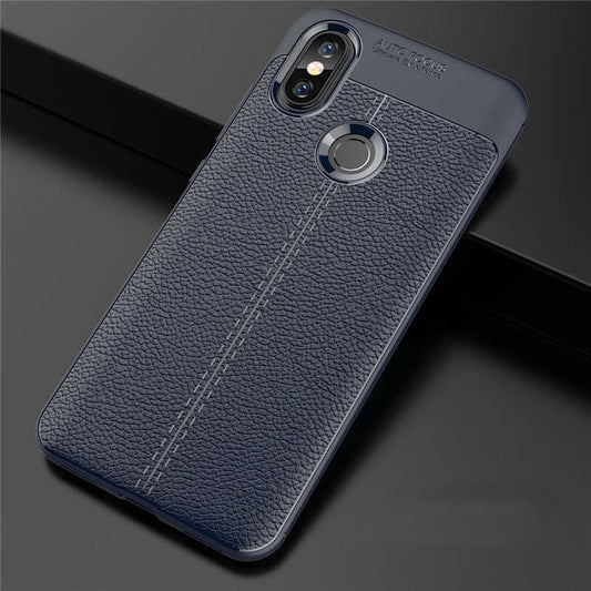 Xiaomi Mi A2 Lite Kılıf Zore Niss Silikon Kapak Lacivert