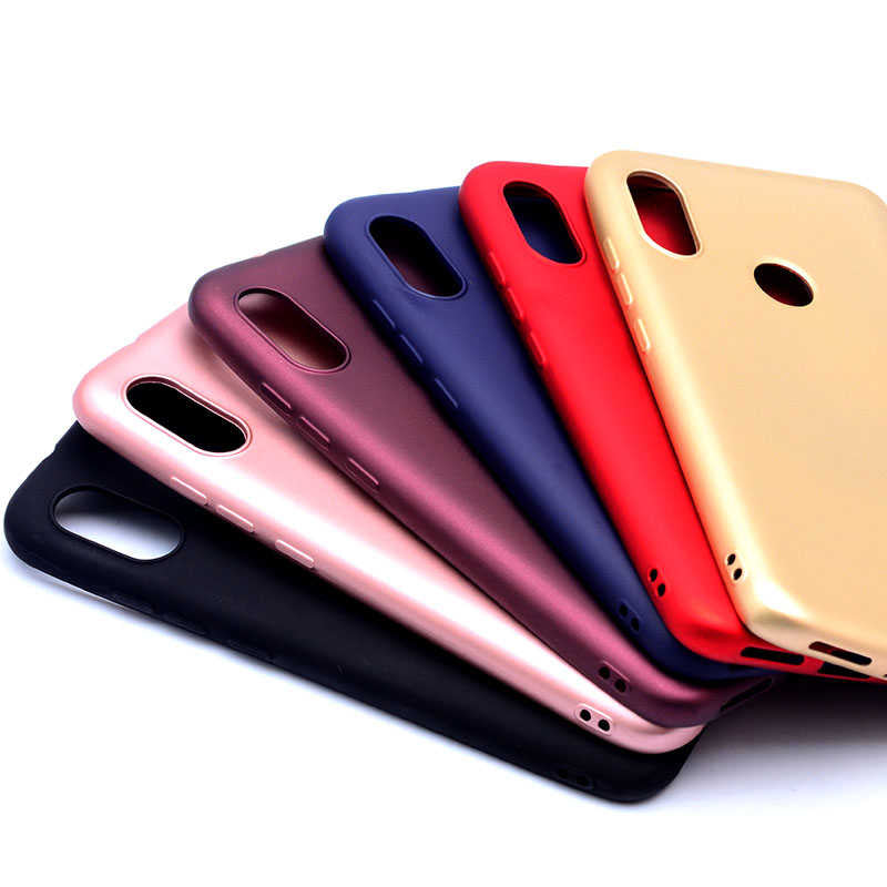 Xiaomi Mi A2 Lite Kılıf Zore Premier Silikon Kapak Gold