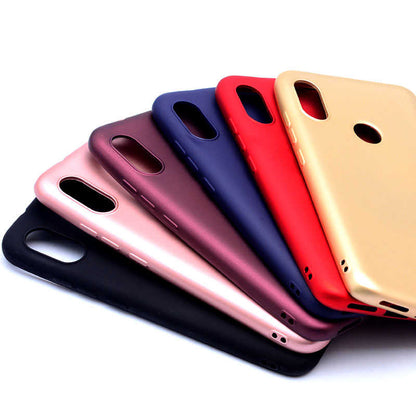 Xiaomi Mi A2 Lite Kılıf Zore Premier Silikon Kapak Gold