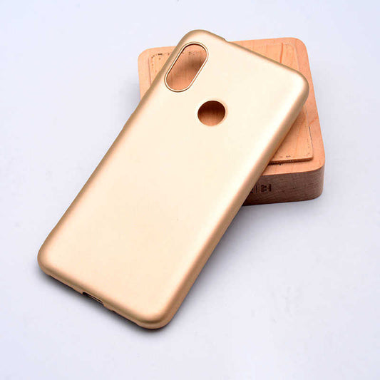 Xiaomi Mi A2 Lite Kılıf Zore Premier Silikon Kapak Gold