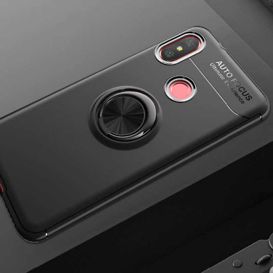 Xiaomi Mi A2 Lite Kılıf Zore Ravel Silikon Kapak Siyah