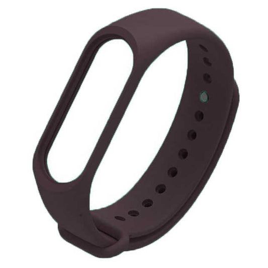 Xiaomi Mi Band 3 Silikon Kordon Mürdüm