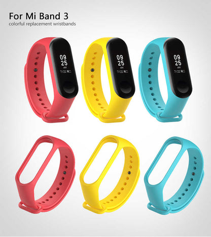 Xiaomi Mi Band 3 Silikon Kordon Mürdüm