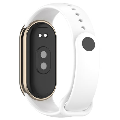 Xiaomi Mi Band 9 Serisi Klasik Kordon Silikon Strap Kayış Beyaz