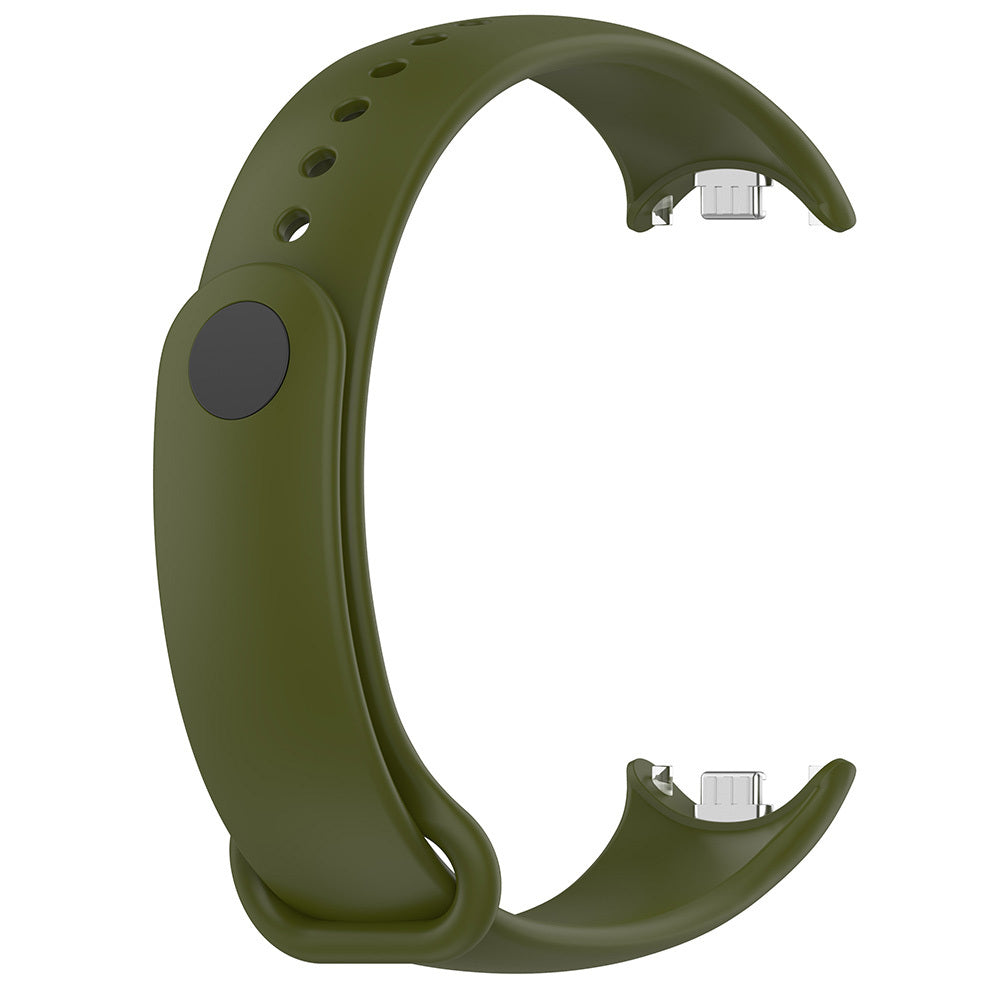 Xiaomi Mi Band 9 Serisi Klasik Kordon Silikon Strap Kayış Beyaz