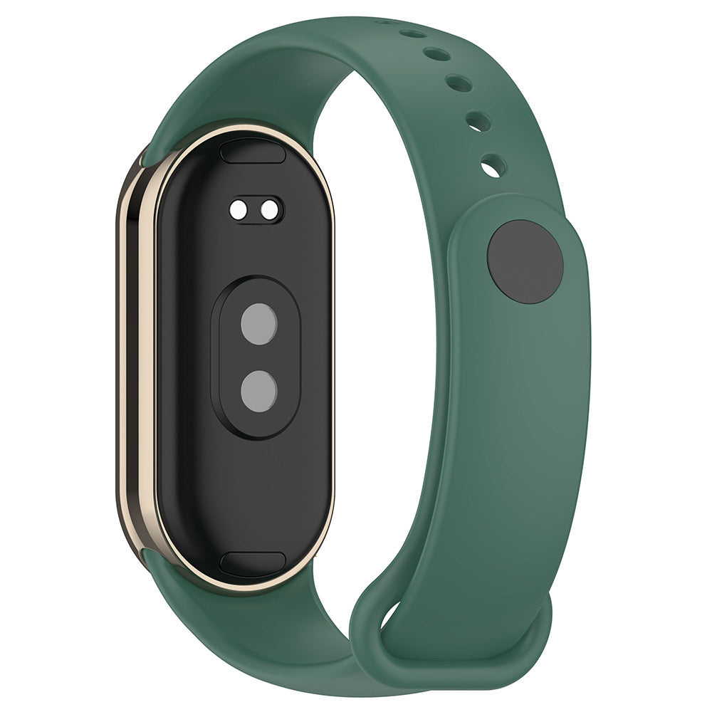 Xiaomi Mi Band 9 Serisi Klasik Kordon Silikon Strap Kayış Koyu Kırmızı
