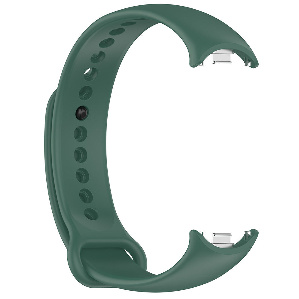 Xiaomi Mi Band 9 Serisi Klasik Kordon Silikon Strap Kayış Kum Pembe
