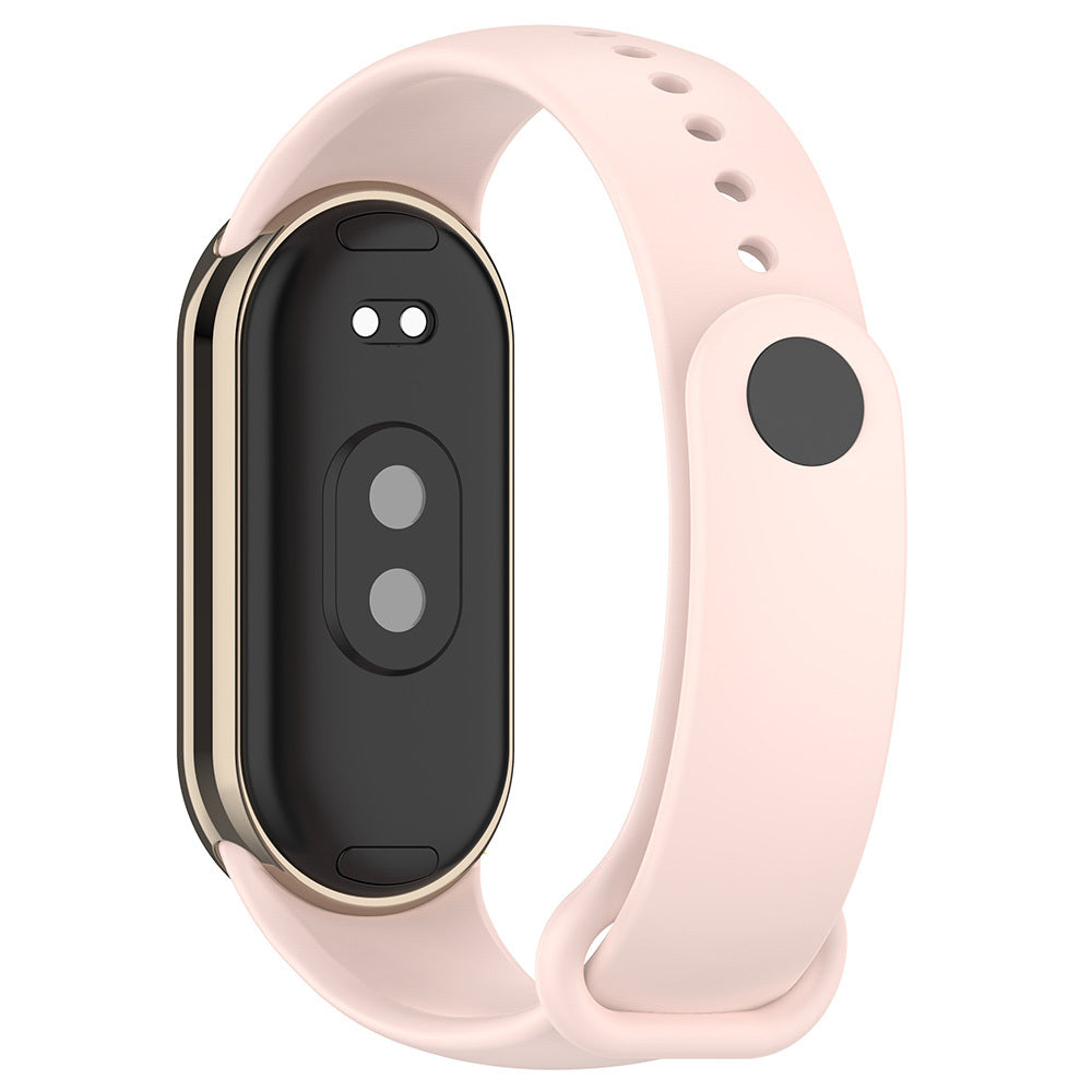 Xiaomi Mi Band 9 Serisi Klasik Kordon Silikon Strap Kayış Beyaz