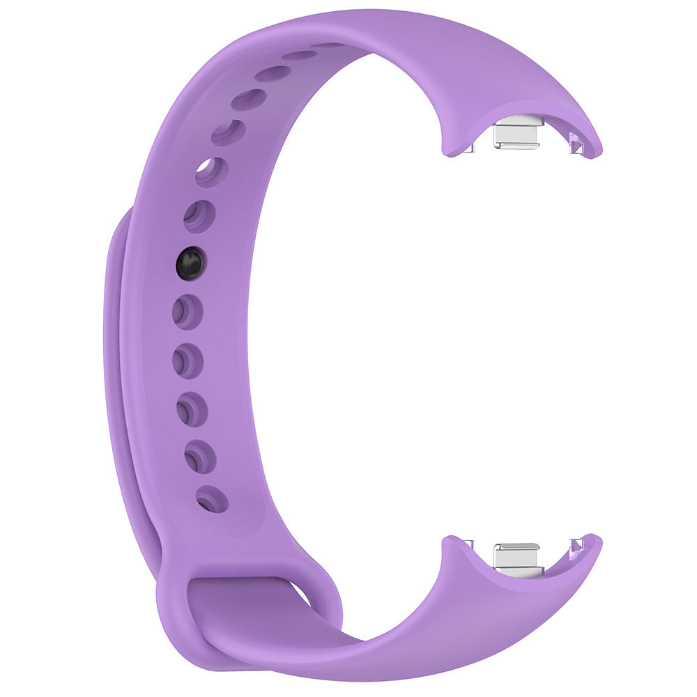Xiaomi Mi Band 9 Serisi Klasik Kordon Silikon Strap Kayış Kum Pembe
