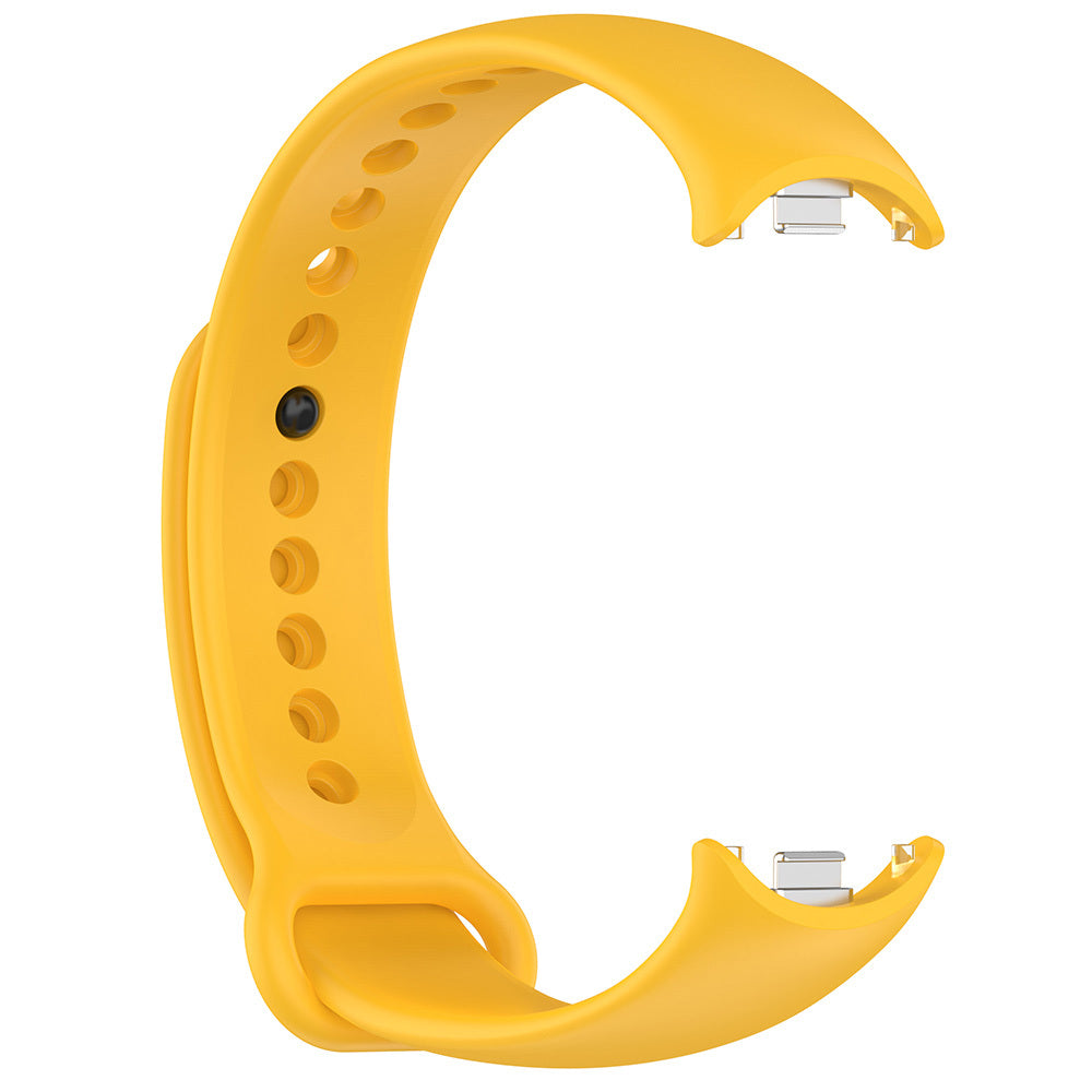 Xiaomi Mi Band 9 Serisi Klasik Kordon Silikon Strap Kayış Kum Pembe