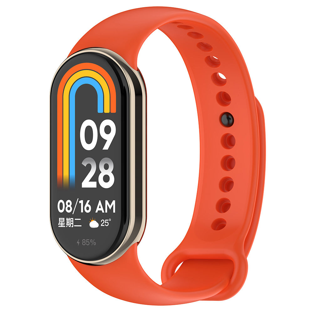 Xiaomi Mi Band 9 Serisi Klasik Kordon Silikon Strap Kayış Beyaz