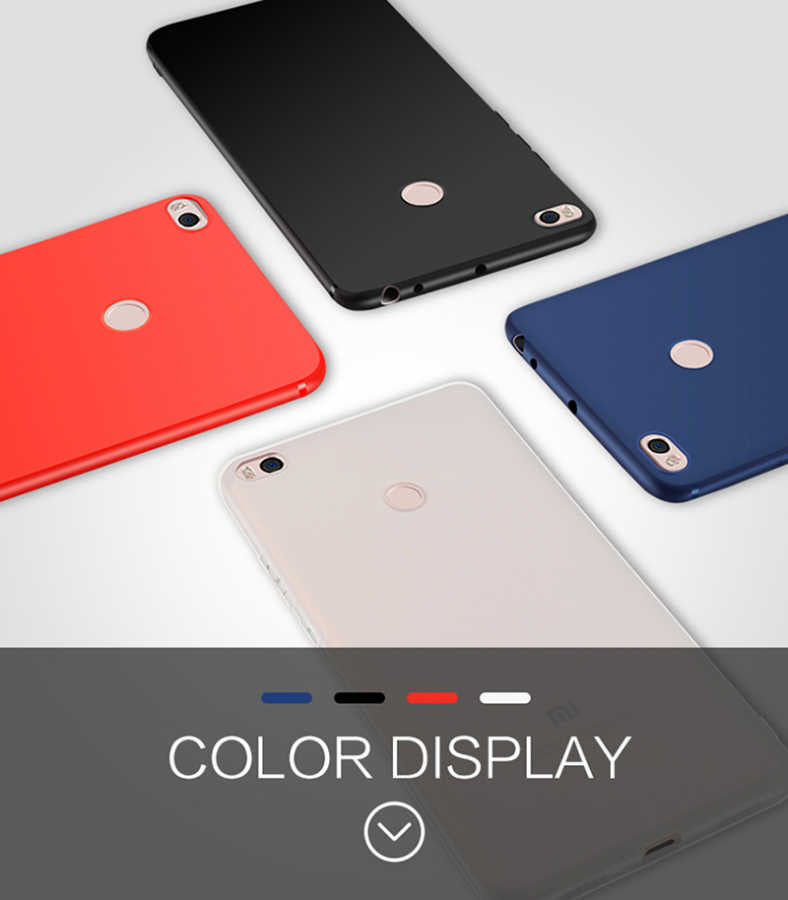 Xiaomi Mi Max 2 Kılıf Zore İmax Silikon Kamera Korumalı Kırmızı