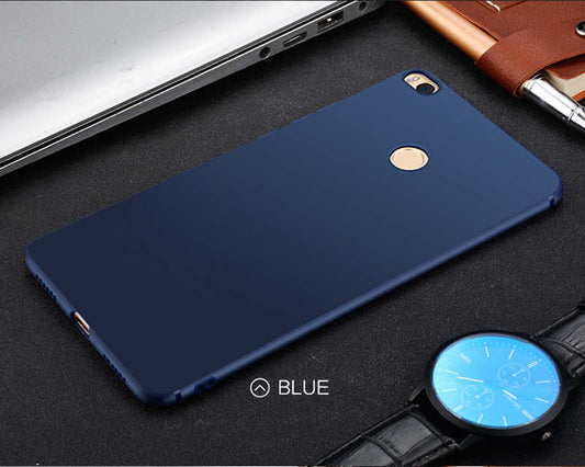 Xiaomi Mi Max 2 Kılıf Zore İmax Silikon Kamera Korumalı Lacivert