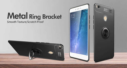 Xiaomi Mi Max 2 Kılıf Zore Ravel Silikon Kapak Siyah-Rose Gold