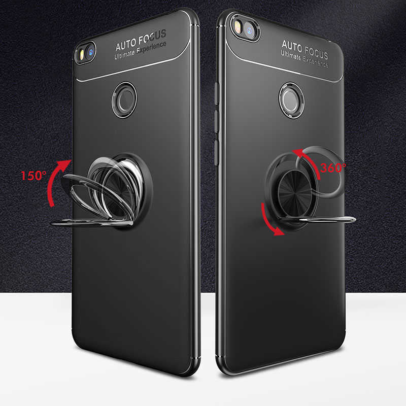 Xiaomi Mi Max 2 Kılıf Zore Ravel Silikon Kapak Siyah-Rose Gold