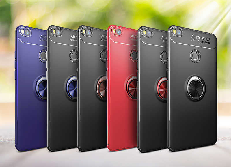 Xiaomi Mi Max 2 Kılıf Zore Ravel Silikon Kapak Kırmızı