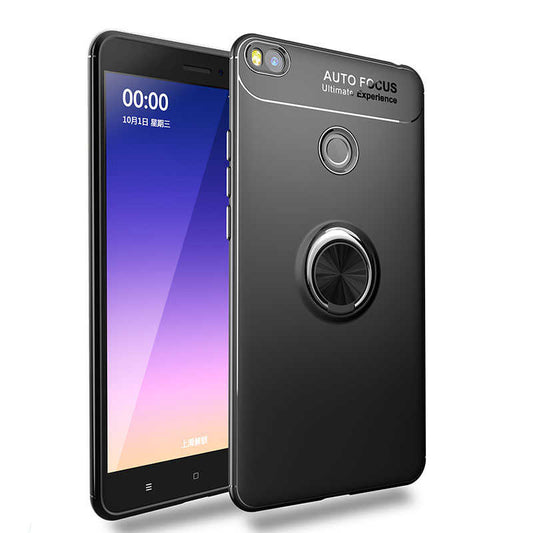 Xiaomi Mi Max 2 Kılıf Zore Ravel Silikon Kapak Siyah