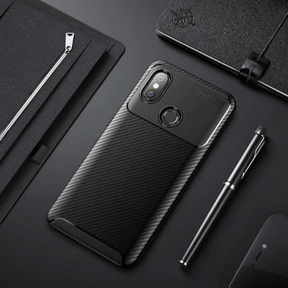 Xiaomi Mi Max 3 Kılıf Zore Negro Silikon Kapak Siyah