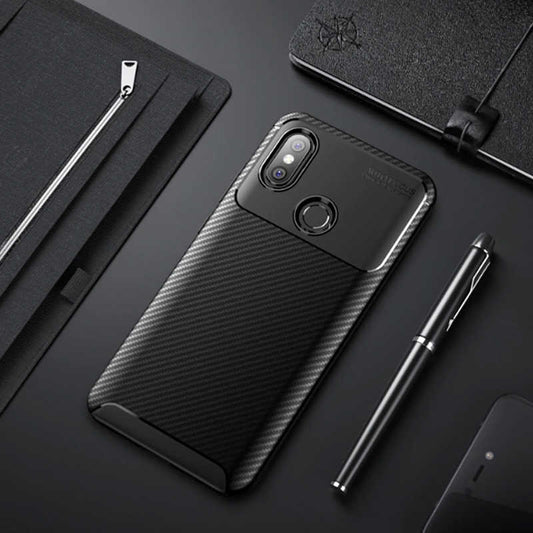 Xiaomi Mi Max 3 Kılıf Zore Negro Silikon Kapak Siyah