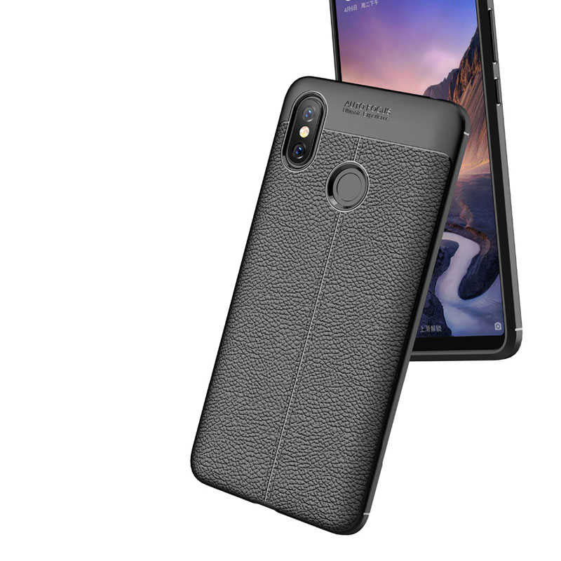 Xiaomi Mi Max 3 Kılıf Zore Niss Silikon Kapak Gri