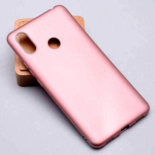 Xiaomi Mi Max 3 Kılıf Zore Premier Silikon Kapak Rose Gold