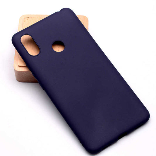 Xiaomi Mi Max 3 Kılıf Zore Premier Silikon Kapak Lacivert